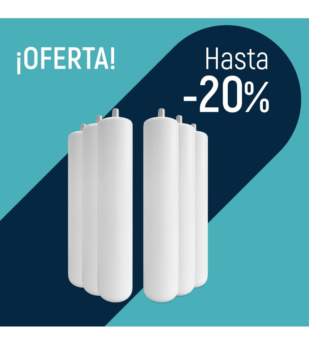 JUEGO PATAS MADERA BLANCO